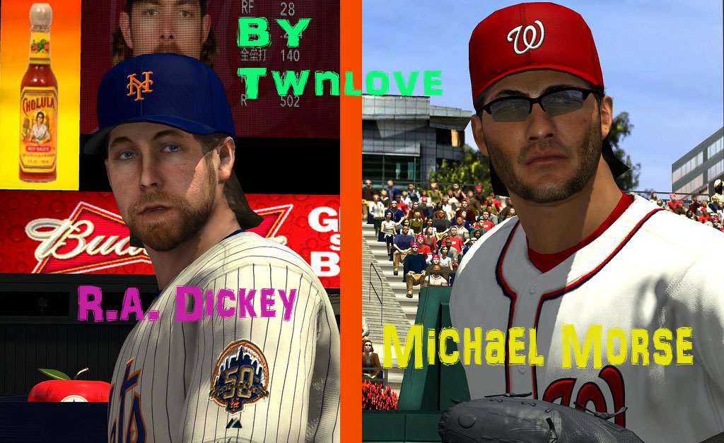 More information about "R.A. Dickey & Michael Morse by Twnlove"