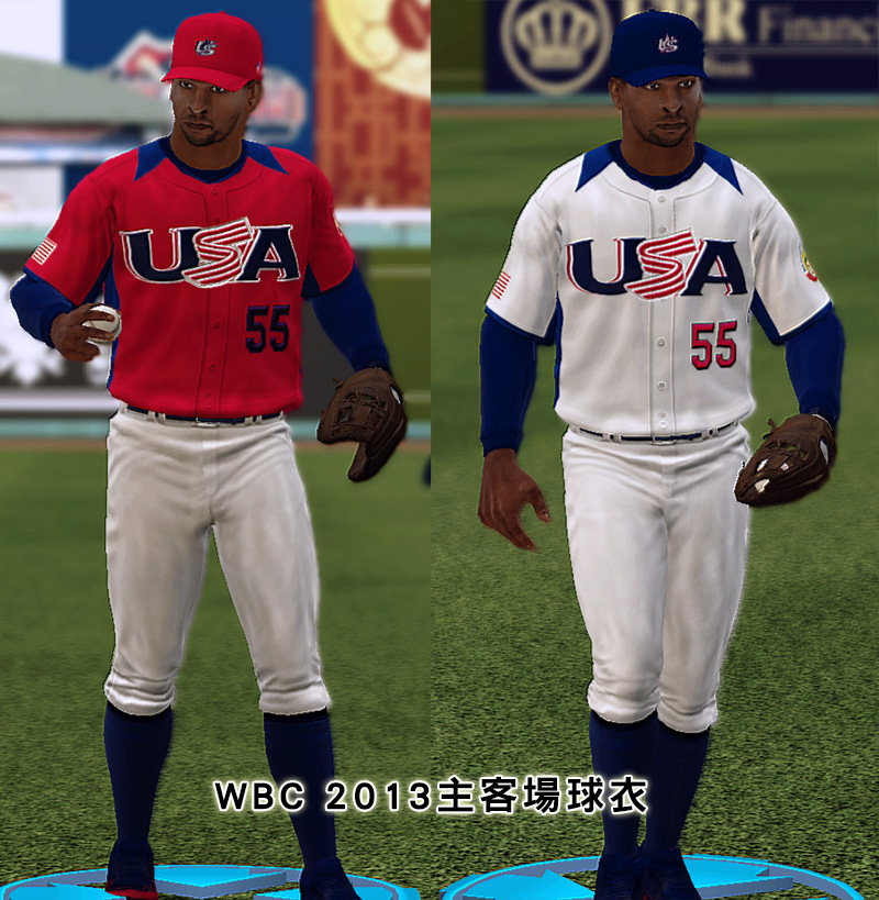 MLB2K12 - WBC USA uniform - Uniforms - MVP Mods