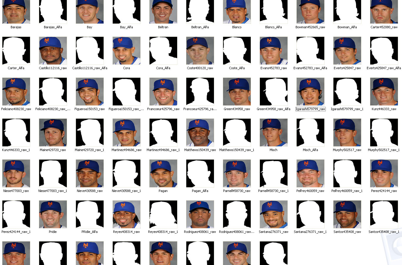 More information about "New York Mets 2010 Portraits"