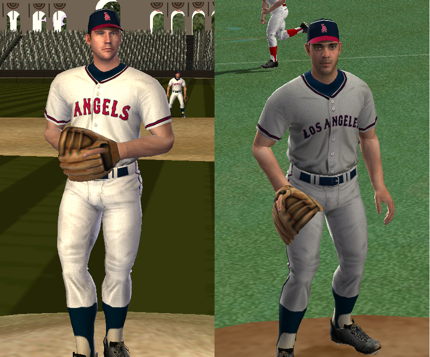 2020-2022 Los Angeles Angels Uniform Set - Uniforms - MVP Mods