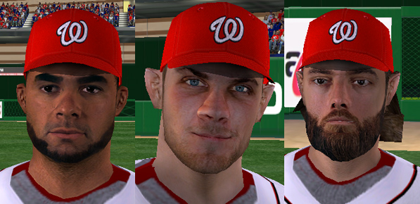 More information about "Bryce Harper, Jesus Flores, Jayson Werth faces"