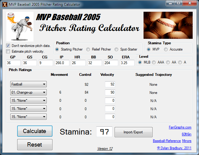 More information about "MVP Baseball 2005 Pitcher Rating Calculator"