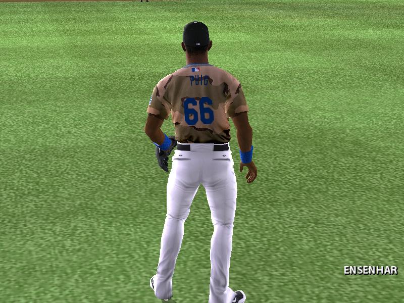 Dodgers Jersey (Camo, Black and Blue editions) - Uniforms - MVP Mods