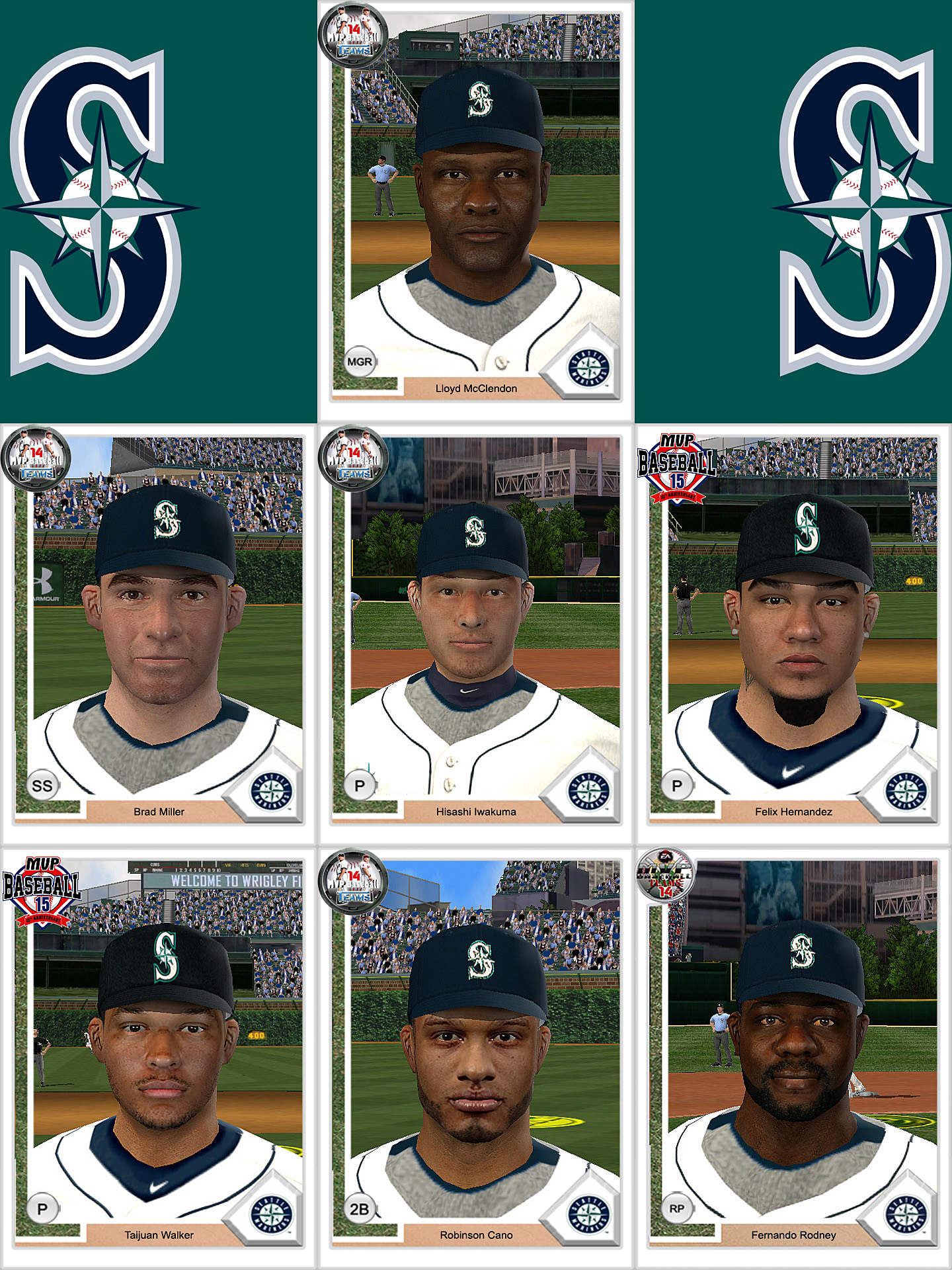 More information about "FacePack.Seattle Mariners MOD 15"