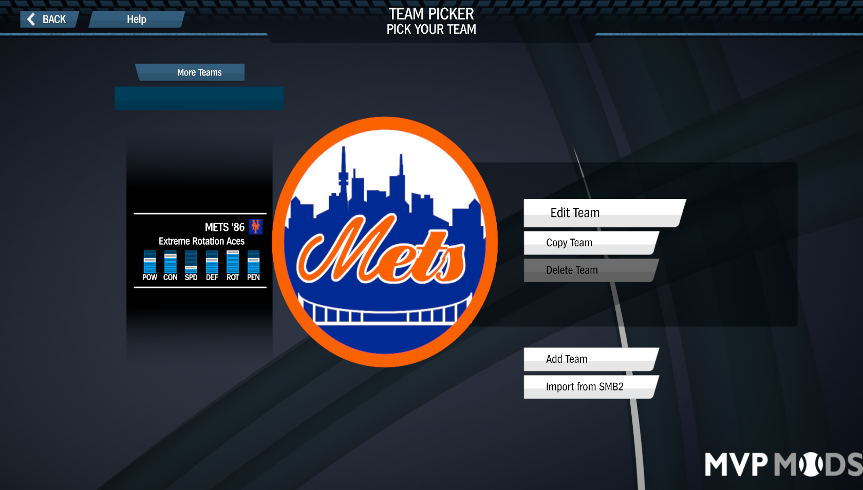 1986 New York Mets Teams Mvp Mods