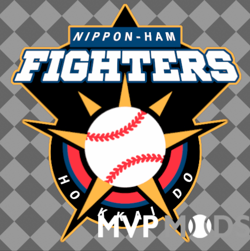 Japan NPB-Nippon Ham Fighters Uniforms by Garfield8 - Uniforms - MVP Mods