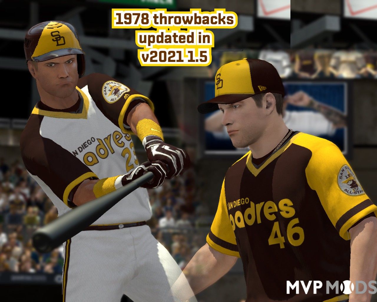 1985-1990 San Diego Padres - Uniforms - MVP Mods