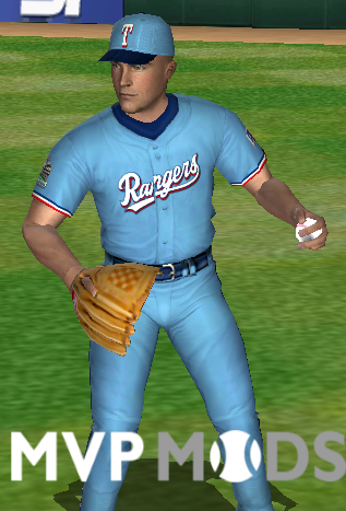 2020-2022 Texas Rangers Uniform Set - Uniforms - MVP Mods