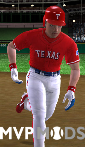 2020-2022 Texas Rangers Uniform Set - Uniforms - MVP Mods