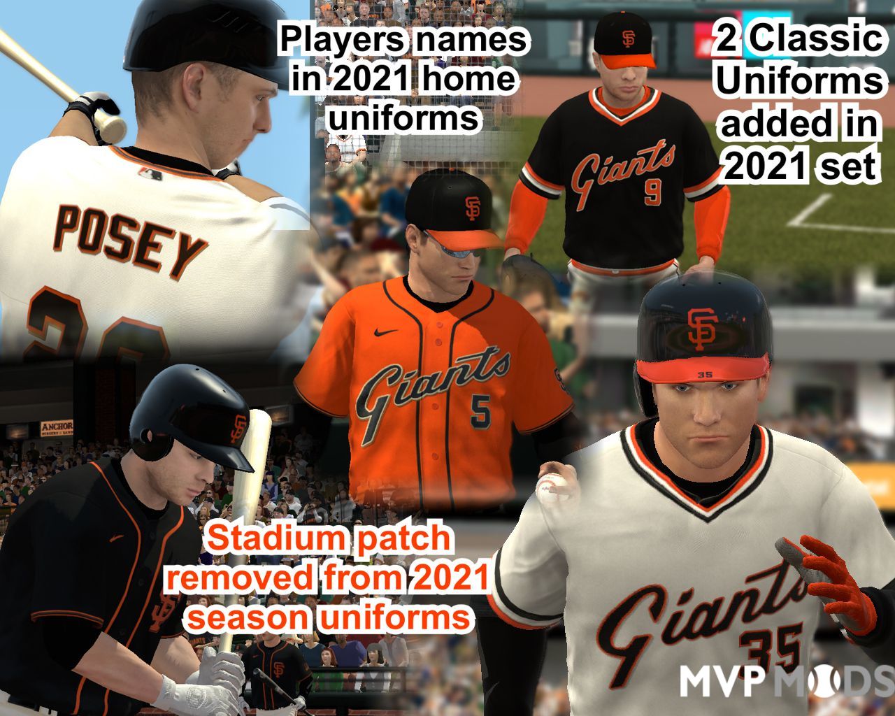 SF Giants will wear player names on home uniforms in 2021