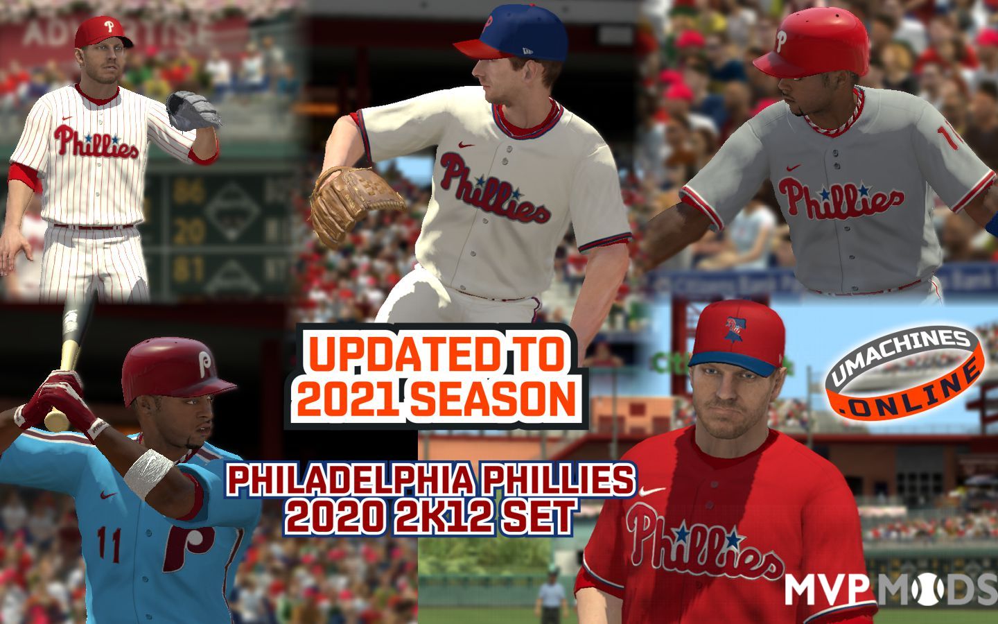 2020/2021 Philadelphia Phillies Uniform Set - Uniforms - MVP Mods
