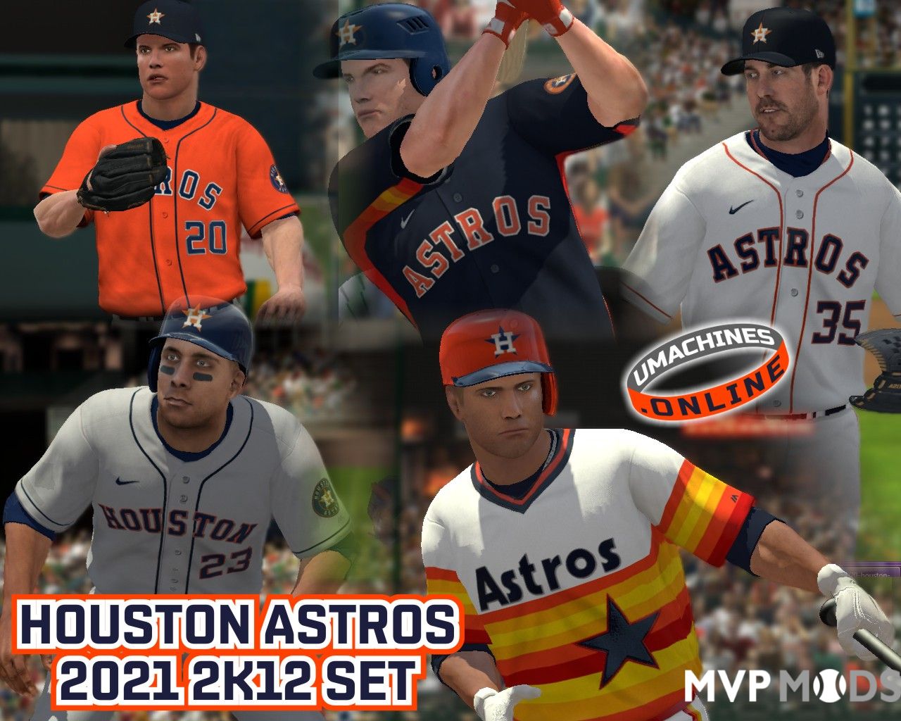 2021-2022 Houstos Astros Uniform Set - Uniforms - MVP Mods