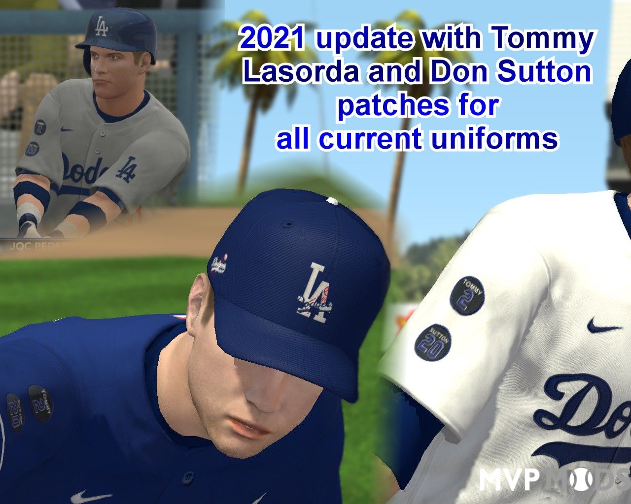 Los Angeles Dodgers Road Jersey Sony PlayStation Skin