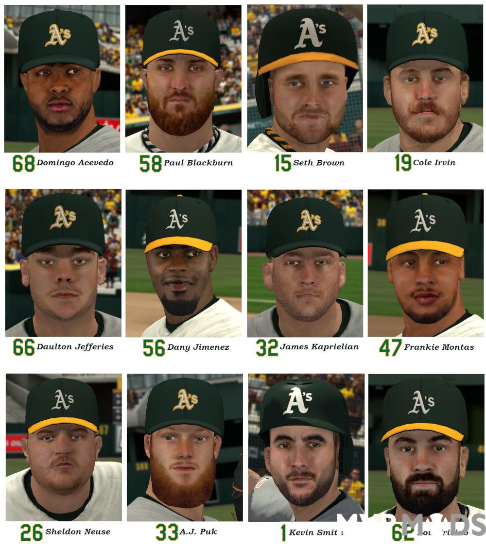 More information about "Oakland Athletics cyberface pack"